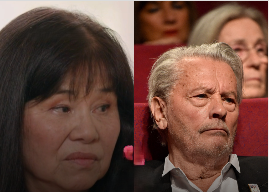 Hiromi Rollin et Alain Delon Hiromi Rollin et Alain Delon