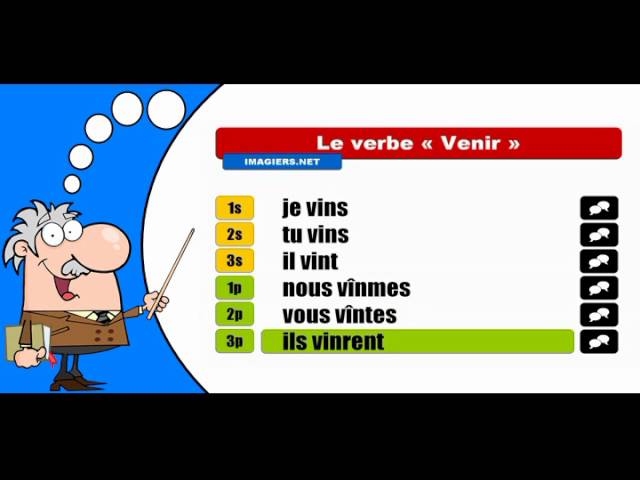 Conjugaison du verbe venir au passe simple