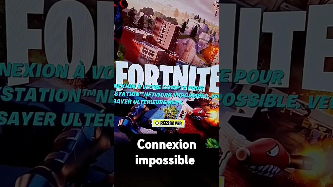 Fortnite connexion playstation network impossible
