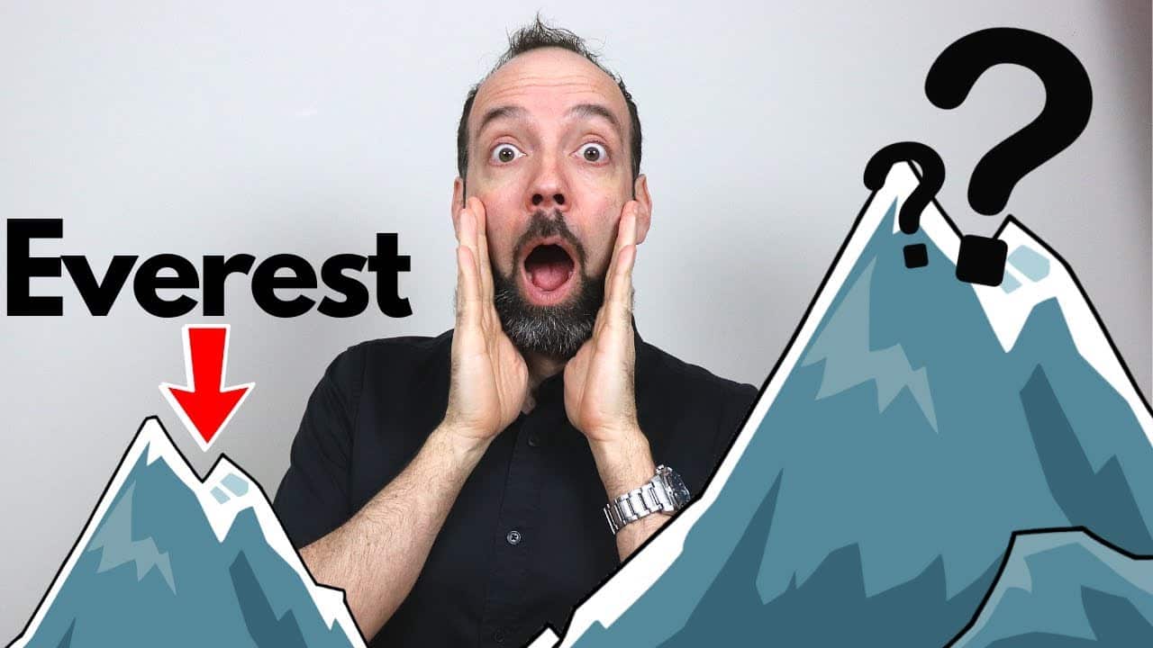 Hauteur mont everest