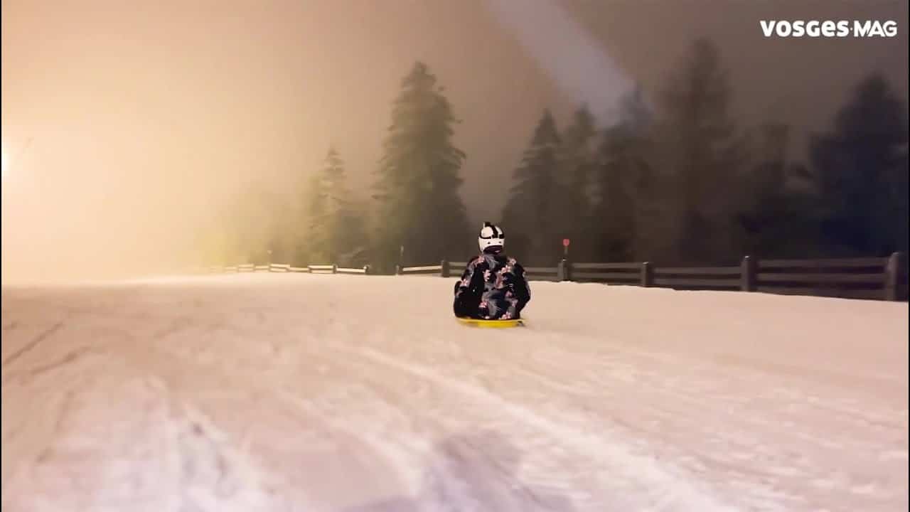 Piste de luge la bresse