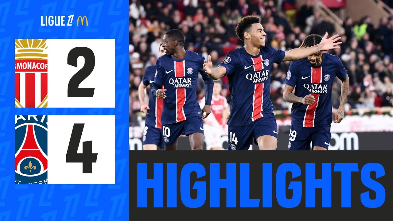 Psg monaco resume video