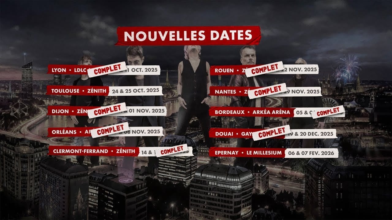 Ticketmaster indochine douai