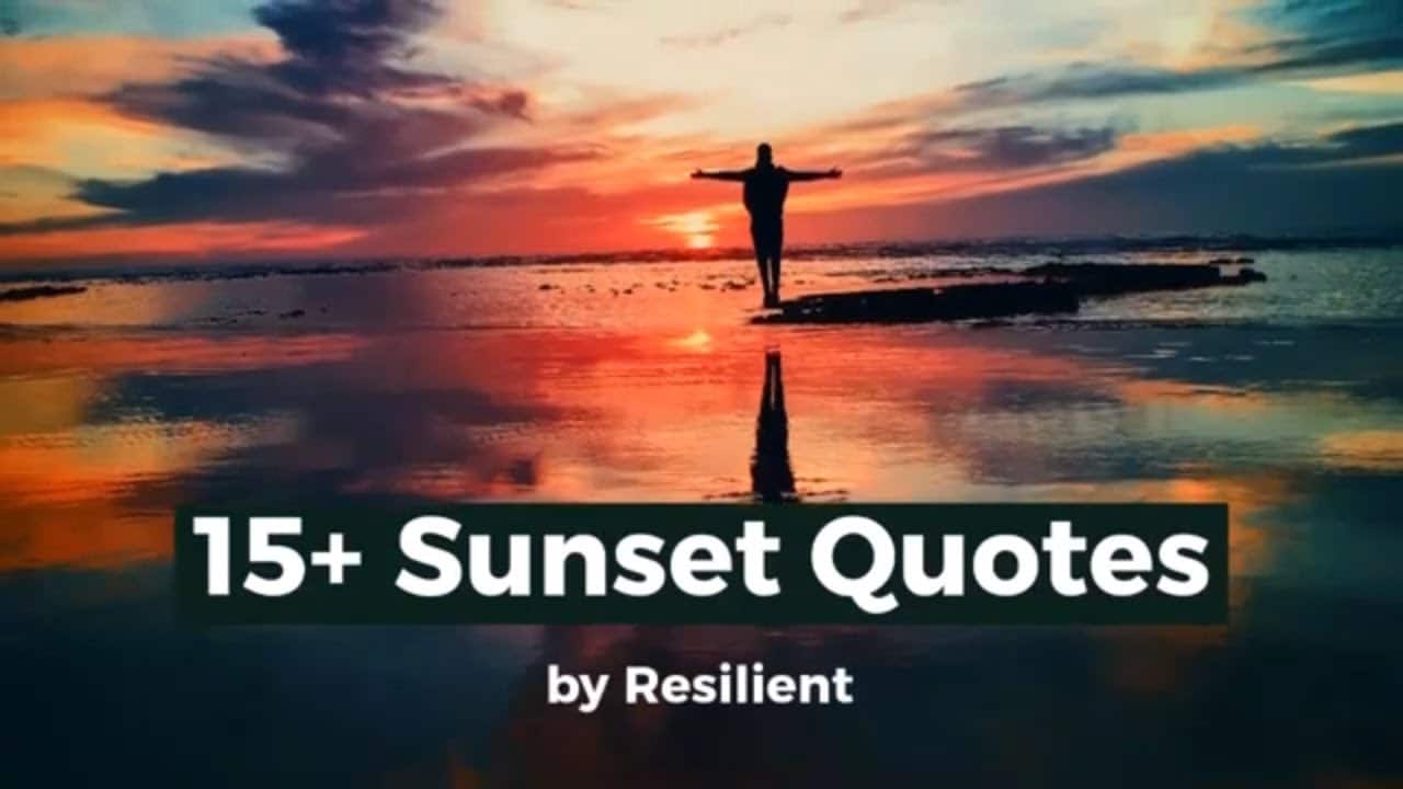 Quotes About Sunset
