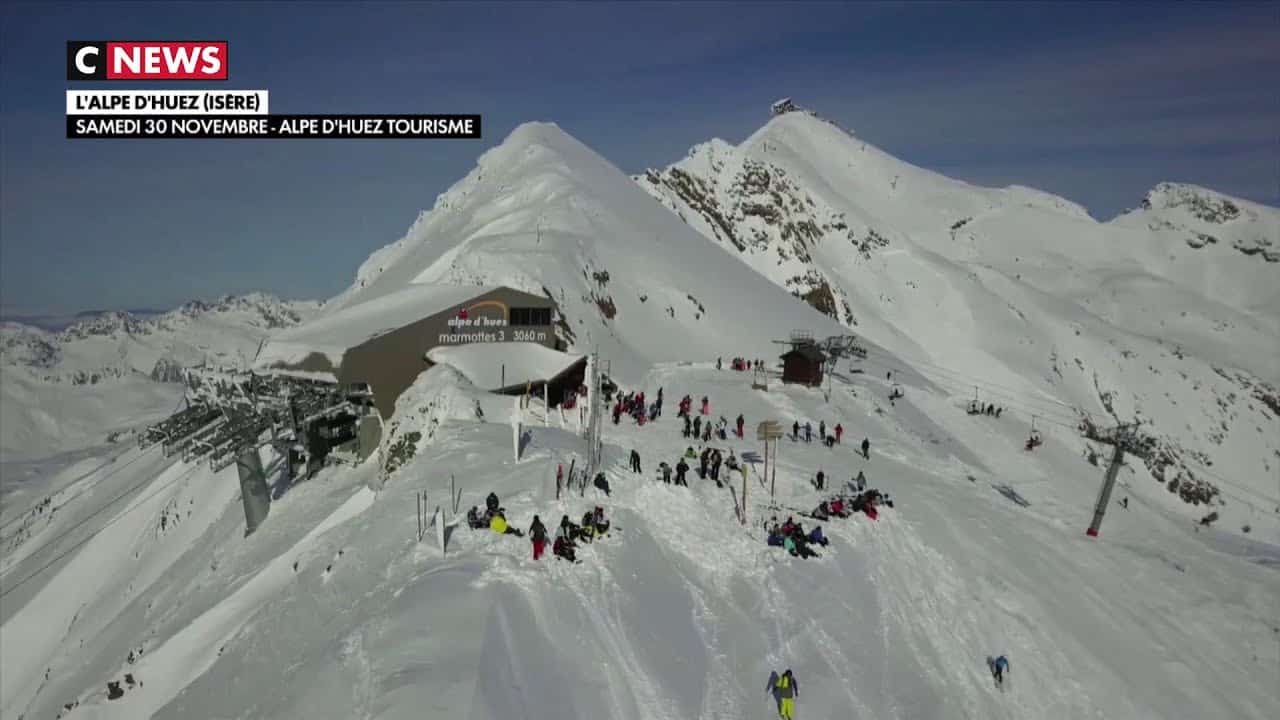 Ouverture piste alpe d'huez