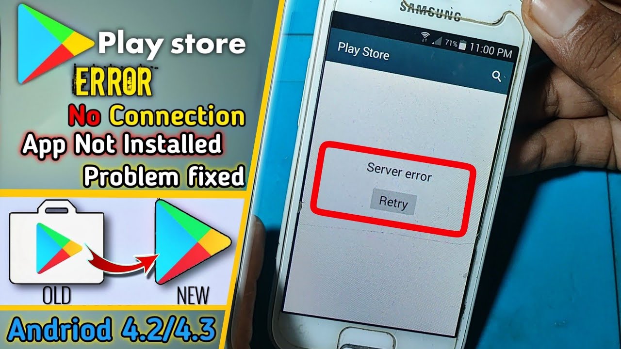 Play store erreur de serveur