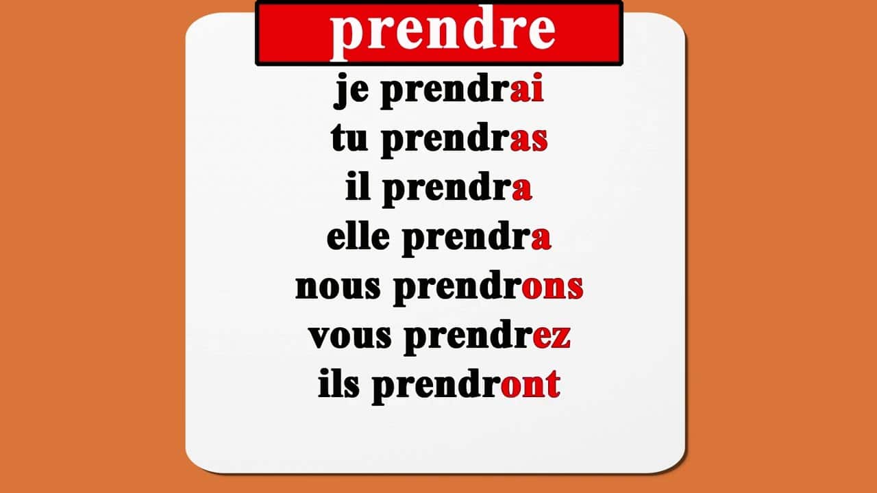 Prendre au futur