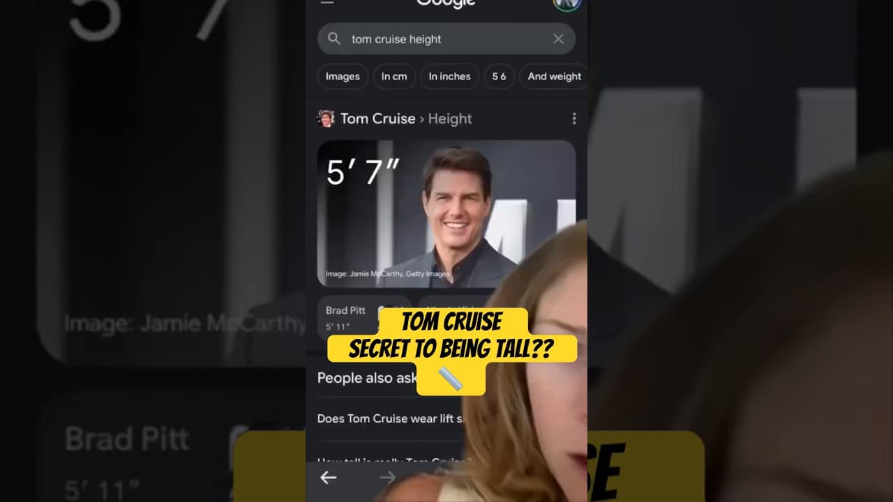 Tom Cruise Taille