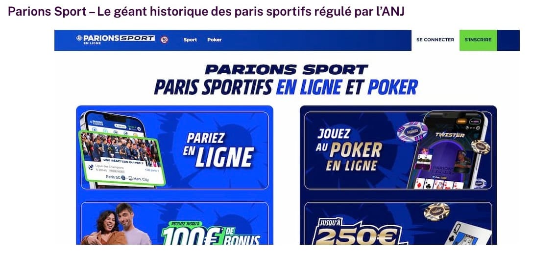 paris sportifs