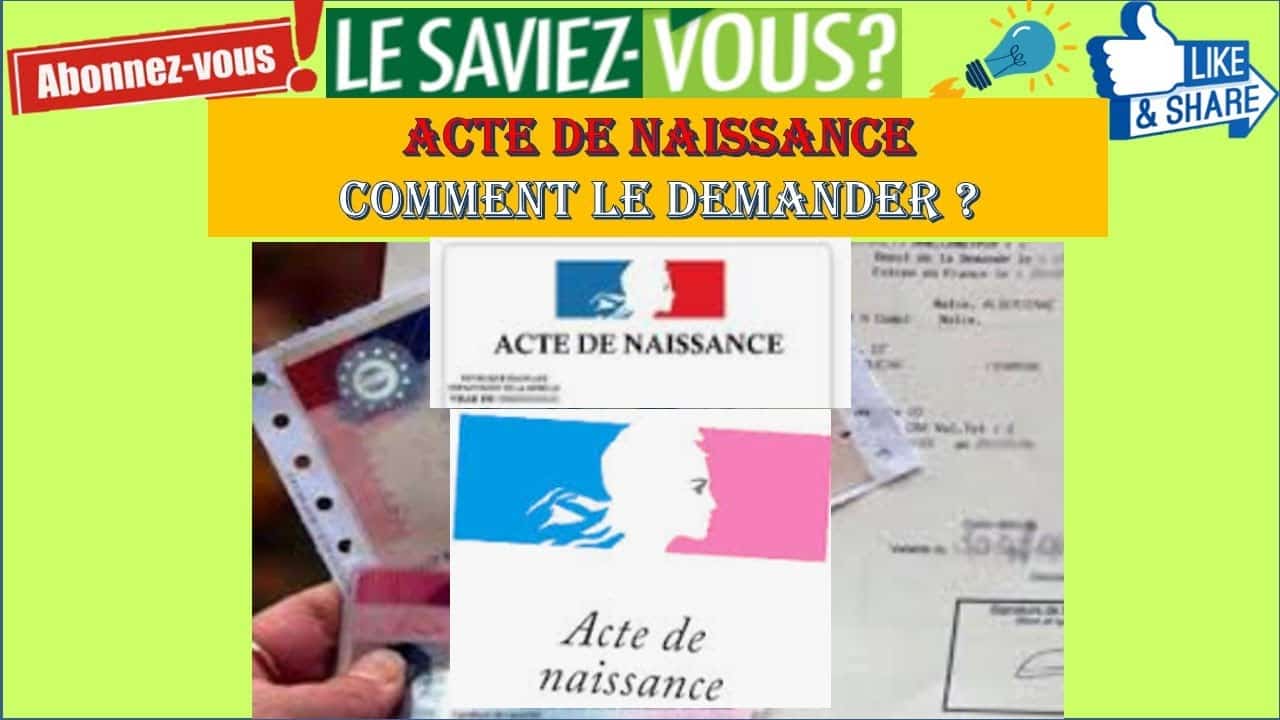 Acte De Naissance