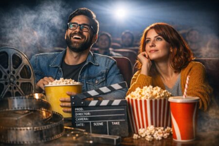 Une soiree cinema chaleureuse et nostalgique