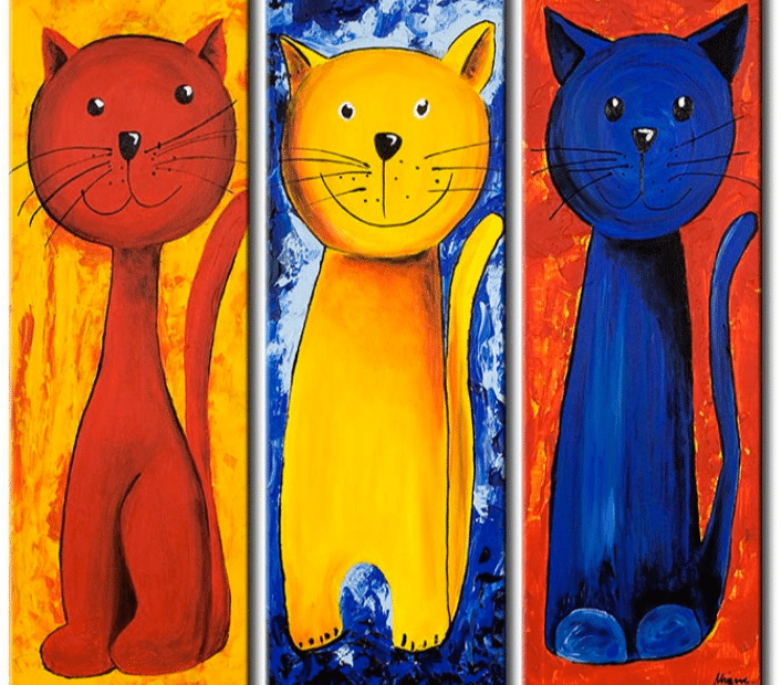 papier peint enfant triptyque
