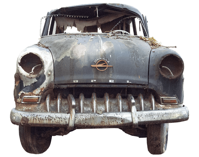 epave voiture