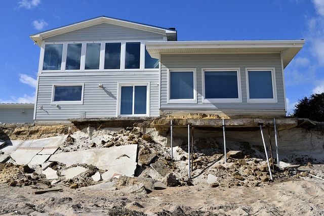 erosion plage maison