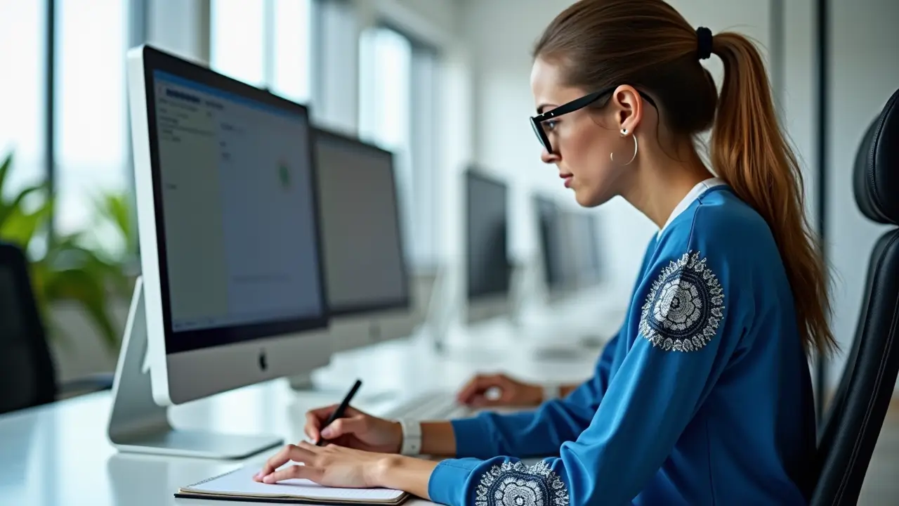 Créer son entreprise en Suisse : pourquoi l’expert-comptable est-il l’arme secrète des entrepreneurs qui réussissent ? 1 femme bureau